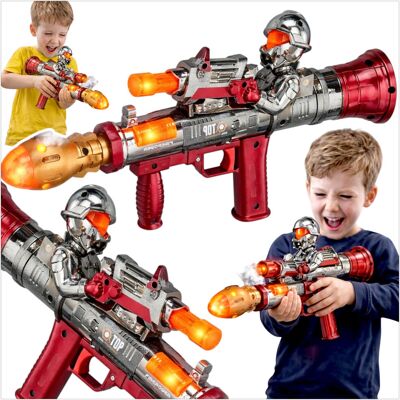 WKS MEGA KARABIN NA PARĘ PISTOLET NA WODĘ EFEKTY PARY ŚWIECI DŹWIĘK PARA DYM WKS MEGA KARABIN NA PARĘ PISTOLET NA WODĘ EFEKTY PARY ŚWIECI DŹWIĘK PARA DYM