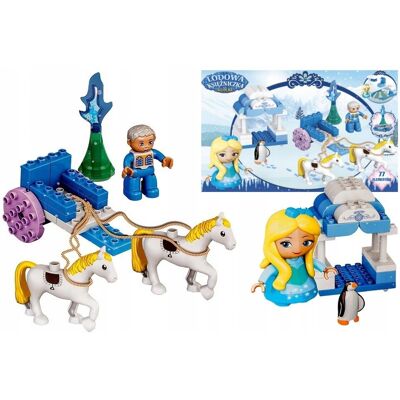 Norimpex Mega Klocki Lodowa Księżniczka Elsa Karoca 77 El. Norimpex Mega Klocki Lodowa Księżniczka Elsa Karoca 77 El.