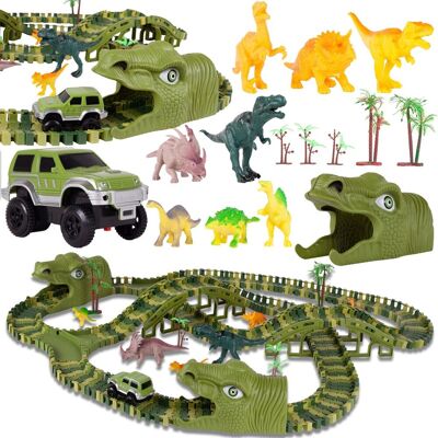 MalPlay Mega Tor Wyścigowy Xxxl Dinozaur Dino Park 240 El. MalPlay Mega Tor Wyścigowy Xxxl Dinozaur Dino Park 240 El.