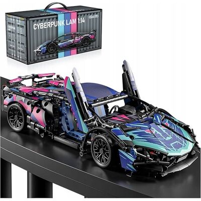 Inny producent Mega Zestaw Klocków Lamborghini Cyberpunk - 1314 Elementów Inny producent Mega Zestaw Klocków Lamborghini Cyberpunk - 1314 Elementów