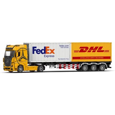 Pan i Pani Gadżet MERCEDES-BENZ SAMOCHÓD CIĘŻARÓWKA NACZEPA DHL I FEDEX DO ZABAWY 1:24 Pan i Pani Gadżet MERCEDES-BENZ SAMOCHÓD CIĘŻARÓWKA NACZEPA DHL I FEDEX DO ZABAWY 1:24