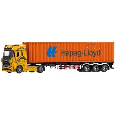 Pan i Pani Gadżet MERCEDES-BENZ SAMOCHÓD CIĘŻARÓWKA NACZEPA HAPAG LLOYD DO ZABAWY 1:24 Pan i Pani Gadżet MERCEDES-BENZ SAMOCHÓD CIĘŻARÓWKA NACZEPA HAPAG LLOYD DO ZABAWY 1:24