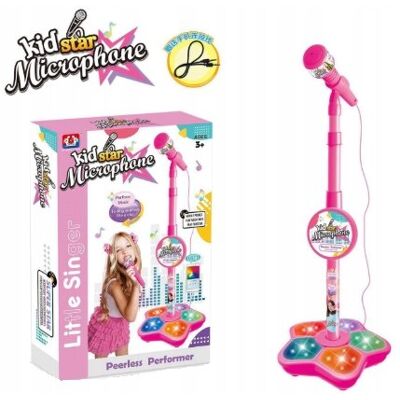 Greenzone Mikrofon dla dzieci Kid Star Microphone - Mały Gwiazdor na scenie - Różowy Greenzone Mikrofon dla dzieci Kid Star Microphone - Mały Gwiazdor na scenie - Różowy