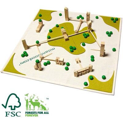 Milaniwood - Układanka Przestrzenna - M2 City Milaniwood - Układanka Przestrzenna - M2 City