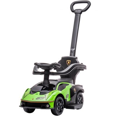 Milly Mally, Pojazd Z Rączką Lamborghini Essenza Sc V12, Zielony Milly Mally, Pojazd Z Rączką Lamborghini Essenza Sc V12, Zielony