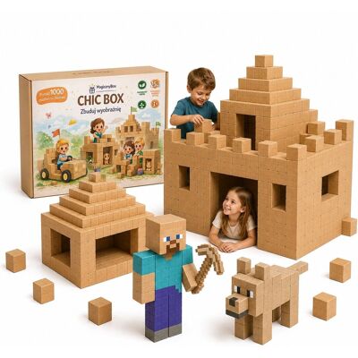 inna (Inny) MINECRAFT KLOCKI KONSTRUKCYJNE XXL 100SZT 1000 KONSTRUKCJI 3D inna (Inny) MINECRAFT KLOCKI KONSTRUKCYJNE XXL 100SZT 1000 KONSTRUKCJI 3D