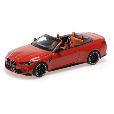 Minichamps Bmw M4 Cabriolet (G83) 2021 Red Met 1:18 110021030 Minichamps Bmw M4 Cabriolet (G83) 2021 Red Met 1:18 110021030