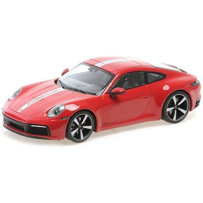 Minichamps Porsche 911 (992) 4S 2019 Carmine 1:18 155067326 Minichamps Porsche 911 (992) 4S 2019 Carmine 1:18 155067326