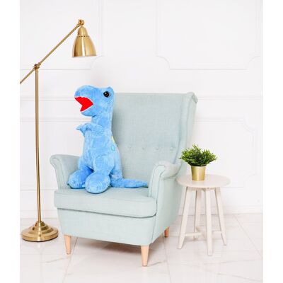 Miś Gustaw, Dinozaur Edi, niebieski, 85cm Miś Gustaw, Dinozaur Edi, niebieski, 85cm