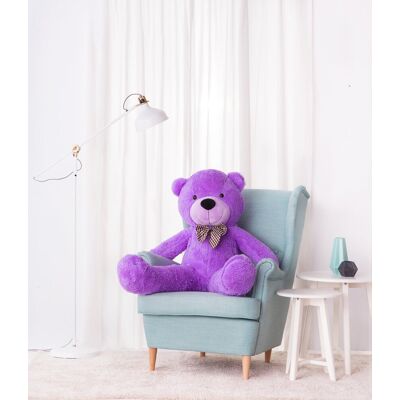 Miś Gustaw, duży Miś Classico, fioletowy, 130cm Miś Gustaw, duży Miś Classico, fioletowy, 130cm