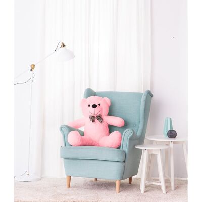 Miś Gustaw, duży Miś Classico, różowy, 90cm Miś Gustaw, duży Miś Classico, różowy, 90cm