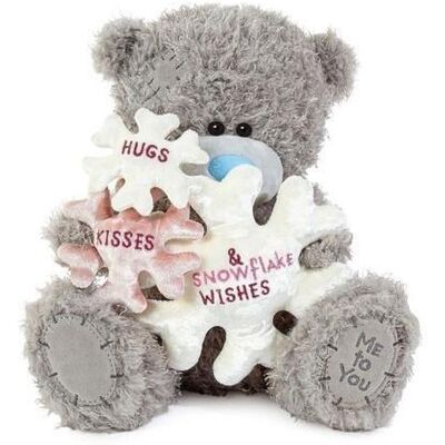 Inny producent Miś pluszowy Snowflake z napisem 25 cm Inny producent Miś pluszowy Snowflake z napisem 25 cm