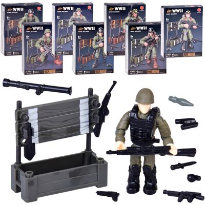 Lean Toys MODEL DO ZŁOŻENIA KLOCKI ŻOŁNIERZY Lean Toys MODEL DO ZŁOŻENIA KLOCKI ŻOŁNIERZY