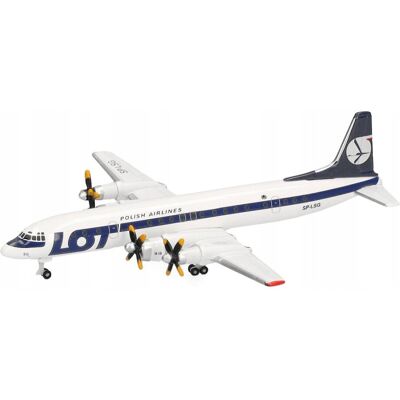 Model Ilyushin Ił-18 Sp-Lsg Pll Lot - Herpa 1/500 Model Ilyushin Ił-18 Sp-Lsg Pll Lot - Herpa 1/500