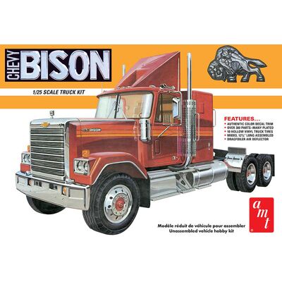 Model Plastikowy - Ciężarówka 1:25 Chevrolet Bison Conventional Tractor - AMT1390 Model Plastikowy - Ciężarówka 1:25 Chevrolet Bison Conventional Tractor - AMT1390