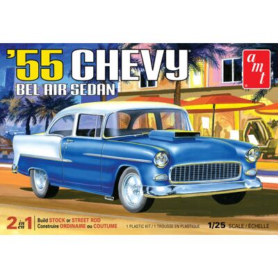 Model Plastikowy - Samochód 1:25 1955 Chevy Bel Air Sedan - AMT1119 Model Plastikowy - Samochód 1:25 1955 Chevy Bel Air Sedan - AMT1119
