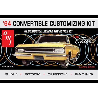 Model Plastikowy - Samochód 1:25 1964 Olds Cutlass F-85 Convertible - AMT1200 Model Plastikowy - Samochód 1:25 1964 Olds Cutlass F-85 Convertible - AMT1200