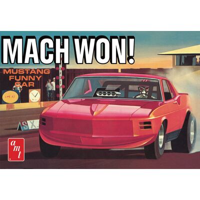 Model Plastikowy - Samochód 1:25 1970 Ford Mustang Funny Car Mach Won - AMT1455 Model Plastikowy - Samochód 1:25 1970 Ford Mustang Funny Car Mach Won - AMT1455