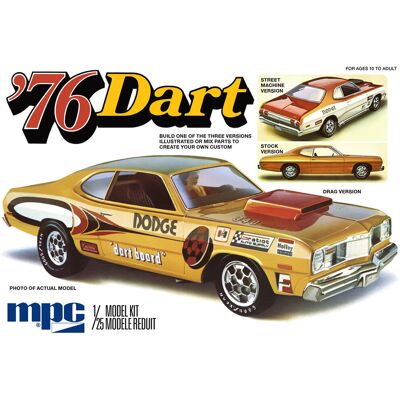 Model Plastikowy - Samochód 1:25 1976 Dodge Dart Sport - MPC925 Model Plastikowy - Samochód 1:25 1976 Dodge Dart Sport - MPC925