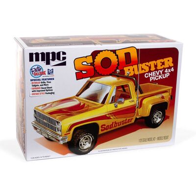 Model Plastikowy - Samochód 1:25 1981 Chevy Stepside Pickup Sod Buster Car - MPC972 Model Plastikowy - Samochód 1:25 1981 Chevy Stepside Pickup Sod Buster Car - MPC972