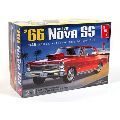 Model Plastikowy - Samochód 1966 Chevy Nova SS 2T - AMT1198 Model Plastikowy - Samochód 1966 Chevy Nova SS 2T - AMT1198