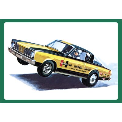 Model Plastikowy - Samochód 1966 Plymouth Barracuda 'Hemi Under Glass' - AMT1153 Model Plastikowy - Samochód 1966 Plymouth Barracuda 'Hemi Under Glass' - AMT1153