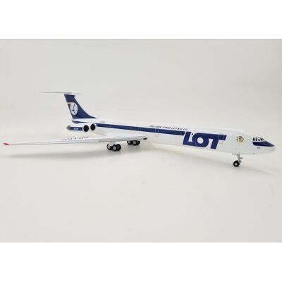 Herpa Model Samolot Ilyushin Ił62 Lot 1:200 Sp-Lbd Metal Herpa Model Samolot Ilyushin Ił62 Lot 1:200 Sp-Lbd Metal