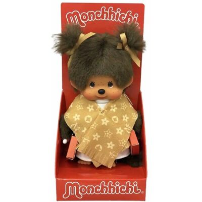Monchhichi - Pluszowa małpka 20cm, dziewczynka na zakupach Monchhichi - Pluszowa małpka 20cm, dziewczynka na zakupach