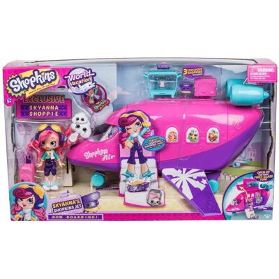 Moose Formatex, lalka Shopkins z samolotem, zestaw Moose Formatex, lalka Shopkins z samolotem, zestaw