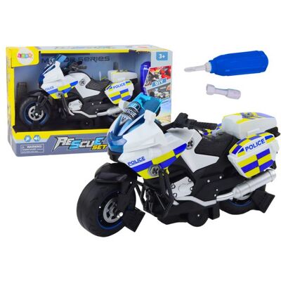 MEGADIDI MOTOCYKL POLICYJNY światła, dźwięki NAPĘD motor POLICJA 30 cm MEGADIDI MOTOCYKL POLICYJNY światła, dźwięki NAPĘD motor POLICJA 30 cm