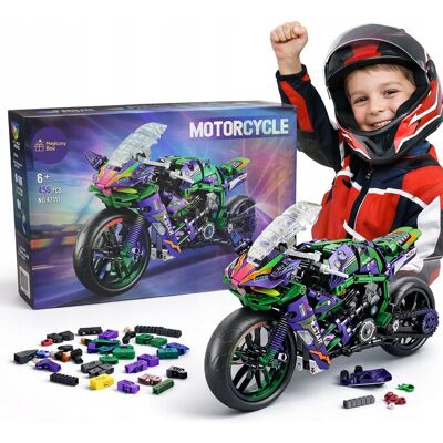 inna (Inny) MOTOCYKLE 125 KLOCKI KONSTRUKCYJNE ZESTAW 458 el PREZENT DLA DZIECI SPORT inna (Inny) MOTOCYKLE 125 KLOCKI KONSTRUKCYJNE ZESTAW 458 el PREZENT DLA DZIECI SPORT