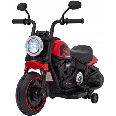 Bemi, Motorek na akumulator Chopper 1 Silnik 6V Czerwony Bemi, Motorek na akumulator Chopper 1 Silnik 6V Czerwony