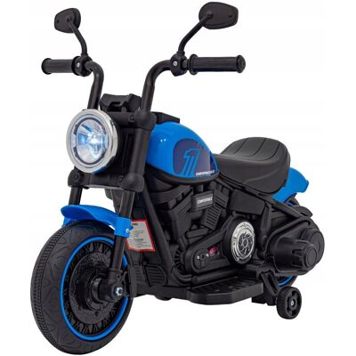 Bemi, Motorek na akumulator Chopper 1 Silnik 6V Niebieski Bemi, Motorek na akumulator Chopper 1 Silnik 6V Niebieski