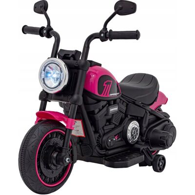 Bemi, Motorek na akumulator Chopper 1 Silnik 6V Różowy Bemi, Motorek na akumulator Chopper 1 Silnik 6V Różowy