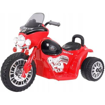 Bemi, Motorek Chopper na Akumulator Silnik 25W 6V Czerwony Bemi, Motorek Chopper na Akumulator Silnik 25W 6V Czerwony