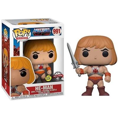 Funko - 49062 Pop! Television: Masters of the Universe - He-Man - Glow in the Dark - Figure Funko - 49062 Pop! Television: Masters of the Universe - He-Man - Glow in the Dark - Figure
