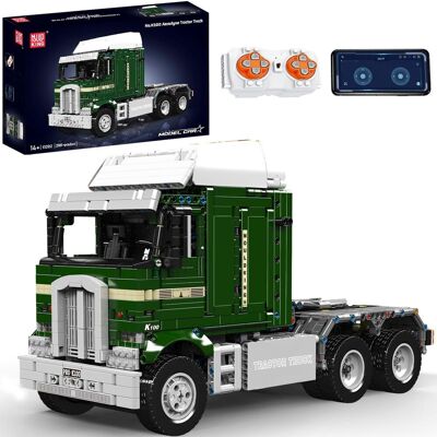 Mould King 13202 Technik Truck klocki z silnikiem, 2181 części, aplikacja zdalnie sterowana, model traktora, ciężarówki, zabawka z klocków, prezent .. Mould King 13202 Technik Truck klocki z silnikiem, 2181 części, aplikacja zdalnie sterowana, model traktora, ciężarówki, zabawka z klocków, prezent ..