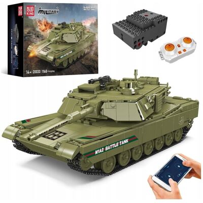 MOULD KING - 20033 - M1A2 Main Battle Tank - Zabawka z klocków konstrukcyjnych MOULD KING - 20033 - M1A2 Main Battle Tank - Zabawka z klocków konstrukcyjnych