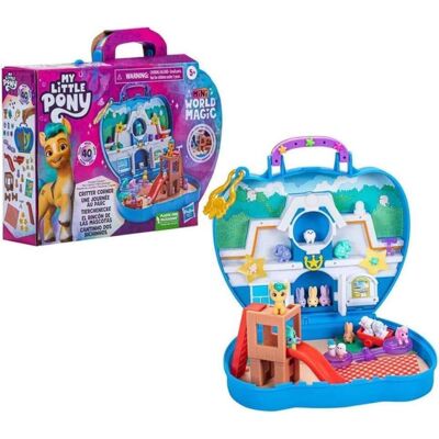 Hasbro My Little Pony Zcritter Corner Walizka + 2 Figurki Sparky I Hitch F6440 Hasbro My Little Pony Zcritter Corner Walizka + 2 Figurki Sparky I Hitch F6440