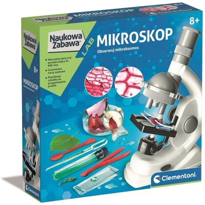 Clementoni Naukowa zabawa, Doświadczenia Z Mikroskopem Clementoni Naukowa zabawa, Doświadczenia Z Mikroskopem