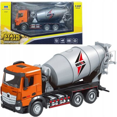 Lean Toys ND24_22777 Betoniarka Pojazd Budowlany Metalowa H Lean Toys ND24_22777 Betoniarka Pojazd Budowlany Metalowa H