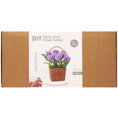 Creative ND39_583814 ZEST KREAT KWIATY TULIPAN KOSZ 35X18X17 MC 12/24 Creative ND39_583814 ZEST KREAT KWIATY TULIPAN KOSZ 35X18X17 MC 12/24