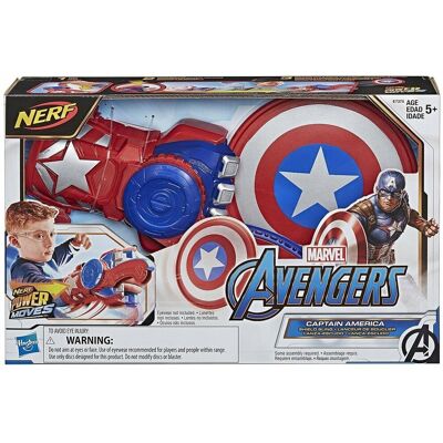 Hasbro Nerf Kapitan Ameryka Avengers Tarcza Wyrzutnia Rękawica Blaster Hasbro Nerf Kapitan Ameryka Avengers Tarcza Wyrzutnia Rękawica Blaster