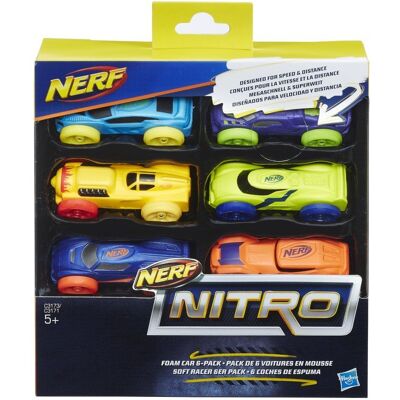 Hasbro NERF, Nitro, samochód, 6-pack, C3173 Hasbro NERF, Nitro, samochód, 6-pack, C3173