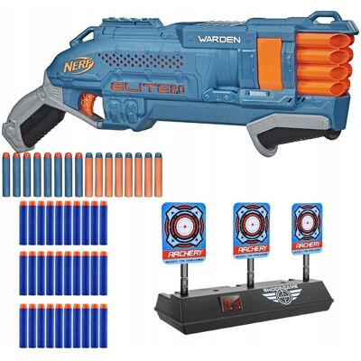 Steiff NERF PISTOLET ELITE 2.0 ZESTAW WARDEN DB-8 +ELEKTRONICZNA TARCZA +STRZA Steiff NERF PISTOLET ELITE 2.0 ZESTAW WARDEN DB-8 +ELEKTRONICZNA TARCZA +STRZA