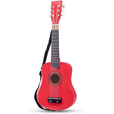 Gitara dla dzieci, de Luxe czerwona, New Classic Toys Gitara dla dzieci, de Luxe czerwona, New Classic Toys