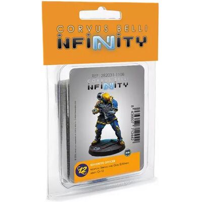 Corvus Belli O-12 Raveneye Officer With Submachine Gun, E/marat, Infinity Corvus Belli O-12 Raveneye Officer With Submachine Gun, E/marat, Infinity