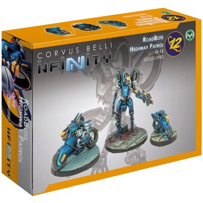 Niepomalowane miniatury Corvus Belli Infinity RoadBots Highway Patrol - Rozszerzenie gry Niepomalowane miniatury Corvus Belli Infinity RoadBots Highway Patrol - Rozszerzenie gry
