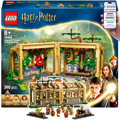 ODKRYJ MAGIĘ ZIELARSTWA W HOGWARCIE LEGO HARRY POTTER (76445) Szklarnia w Hogwarcie + Mandragory Magiczna Klasa Zielarstwa + 3 Minifigurki + EBOOK-2 ODKRYJ MAGIĘ ZIELARSTWA W HOGWARCIE LEGO HARRY POTTER (76445) Szklarnia w Hogwarcie + Mandragory Magiczna Klasa Zielarstwa + 3 Minifigurki + EBOOK-2