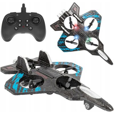 click4toys Odrzutowiec Zdalnie Sterowany Samolot 4 Śmigła Diody Led Dla Dzieci + Pilot click4toys Odrzutowiec Zdalnie Sterowany Samolot 4 Śmigła Diody Led Dla Dzieci + Pilot